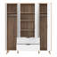 Teliyah 4 Door Manufactured Wood Wardrobe