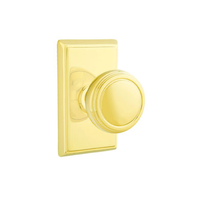 Passage Norwich Knob with Rectangular Rose