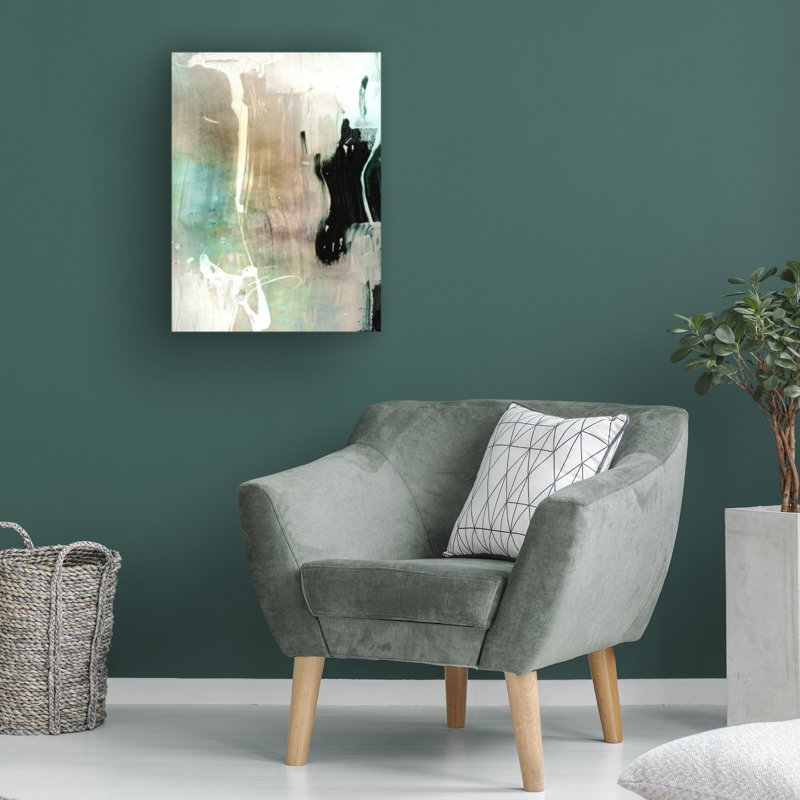 Art sur toile Dan Hobjour Verde 1, H 19 po x l 14 po