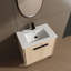 Base de meuble-lavabo 30 po avec lavabo, armoire de rangement avec portes, bois d'ingénierie