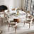 Otelia 7PCS Round Dining Table Chairs Set-1912684651-1939807761-1939807760