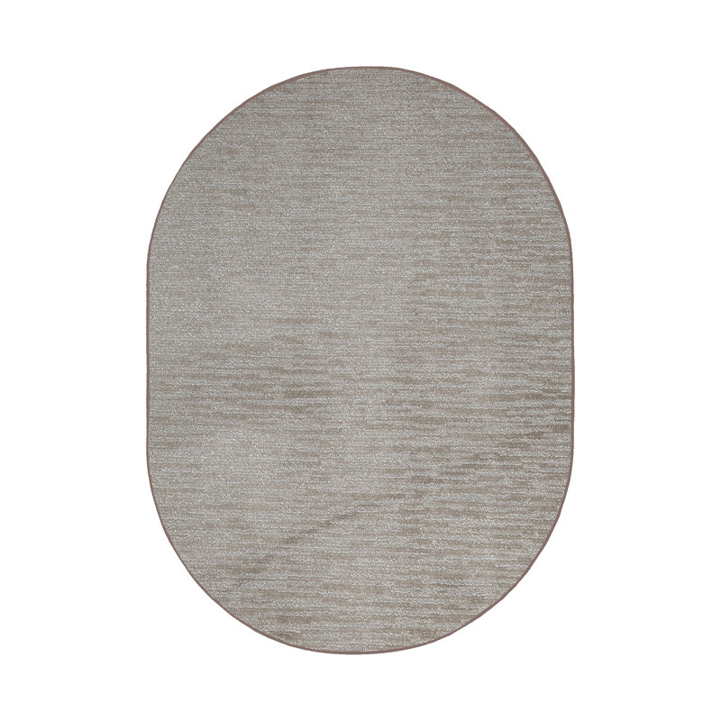 Tapis brun Jenisha, Ovale 6 pi x 8 pi