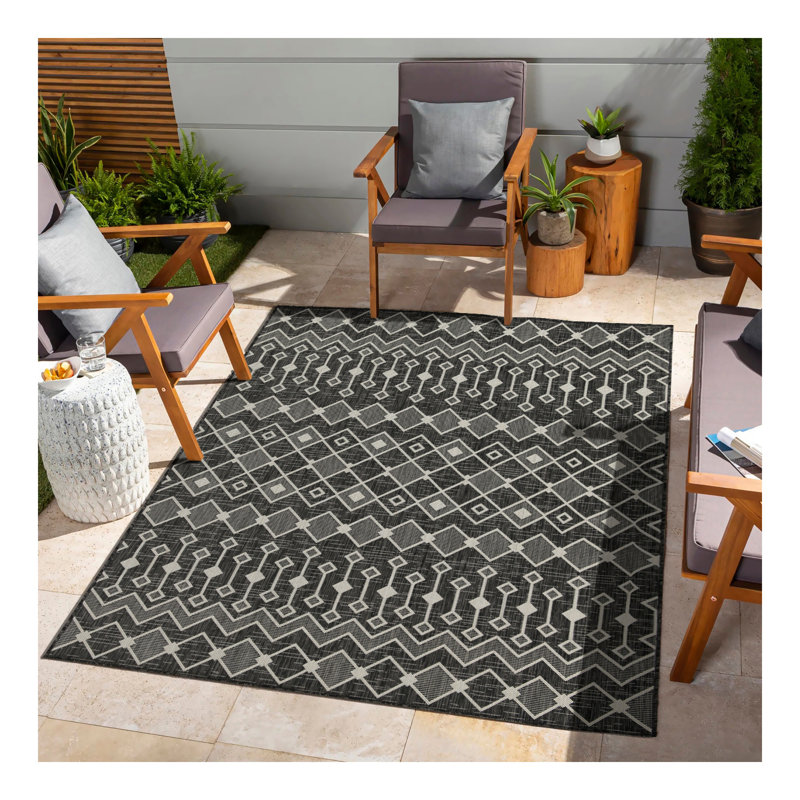 Sunshine GC_HAR2020 5 ft. 3 in. x 7 ft. 3 in. Indoor/Outdoor Area Rug, Rectangle 7'10" x 10'3"