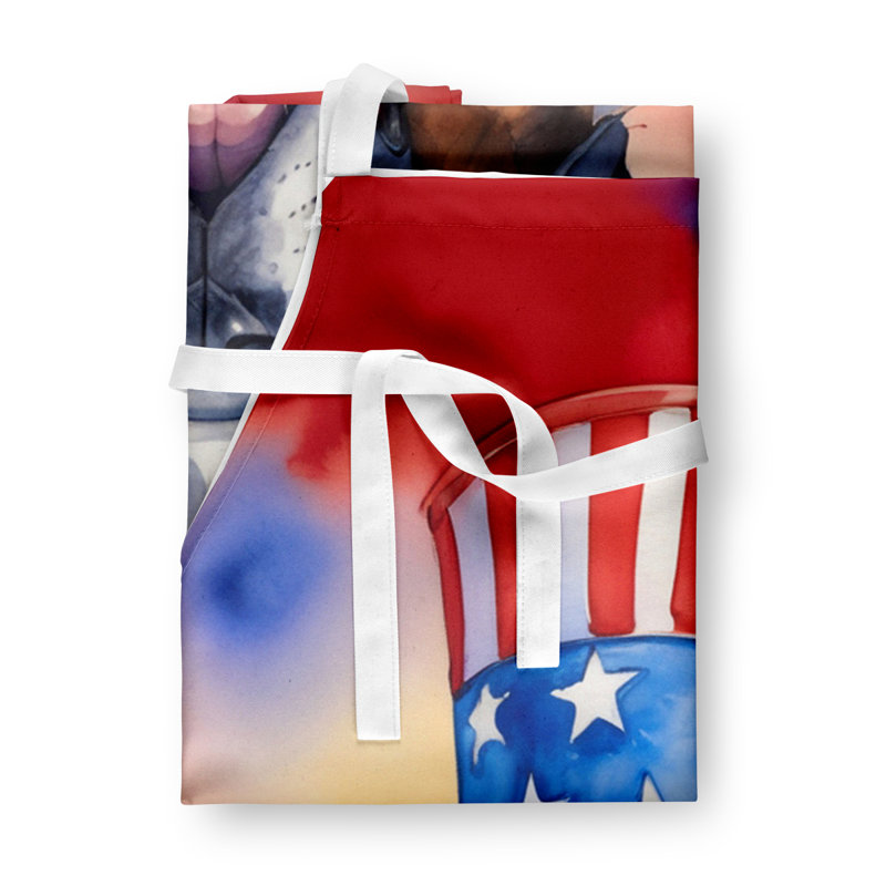 Patriotic American Apron, Saint Bernard