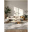 Tapis à motif damas gris / beige de 8 pi x 11 pi (7 pi 9 po x 10 pi 8 po) à motif de branches, tapis contemporain, à poils courts et résistant aux taches - salon, chambre à coucher, salle à manger et cuisine-1619060533