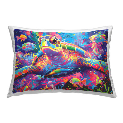 Coussin décoratif Bold Hued Tortoise