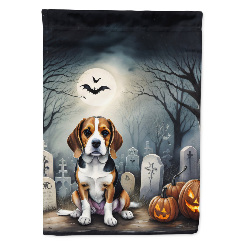 Drapeau de jardin en polyester double face H 15,5 po x l 11,25 po