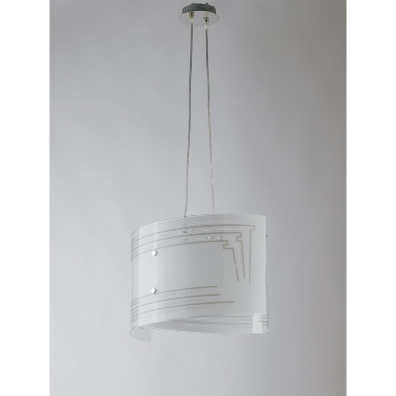 Hartung 2 - Light White Unique/Statement Pendant