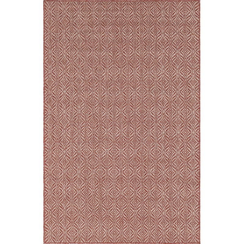 Outdoor Preen Area Rug Bark Color, Rectangle 5' x 8'
