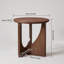 Table d'appoint rustique en bois massif pour le salon
