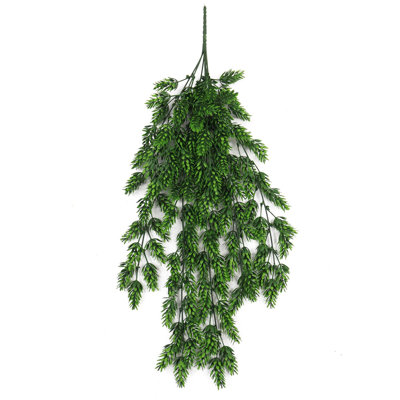 Multipack Hanging Plants Fire / UV Resistant 128 cm H Faux Fern Plant