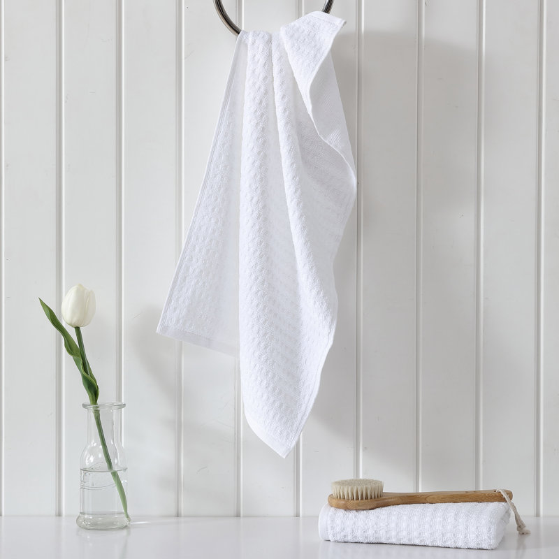 Northern Pacific Hand Towel Set, White
