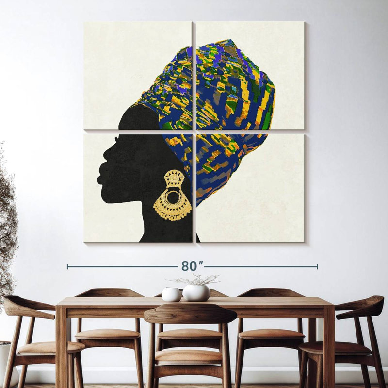 Kente II, H 74 po x l 74 po