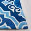 Tapis géométrique performance crocheté à la main Blocher-16761916