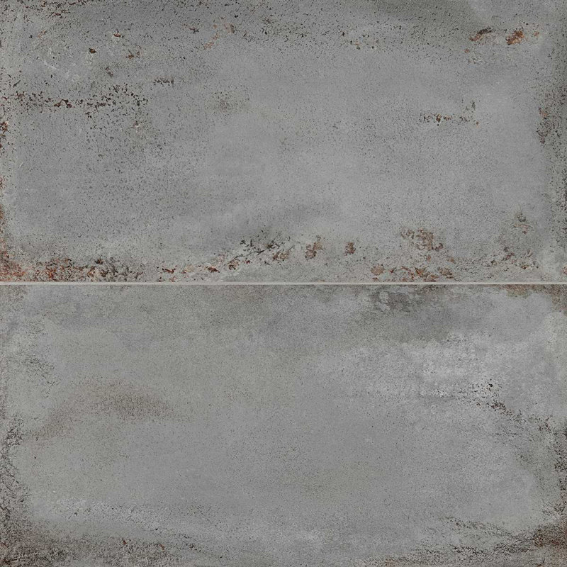 Angela Harris Flatiron 12X24 Semi-Polished Porcelain Tile, Gray