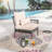 Addiego Outdoor Left-Arm Lounge Chair with Cushions