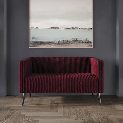 Schermick Corduroy 51.97" Upholstered Loveseat
