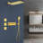 2-Spray 9.84 In. Wall Mount Dual Fixed And Handheld Shower Head 2.2 GPM With Body-Sprays-113823335