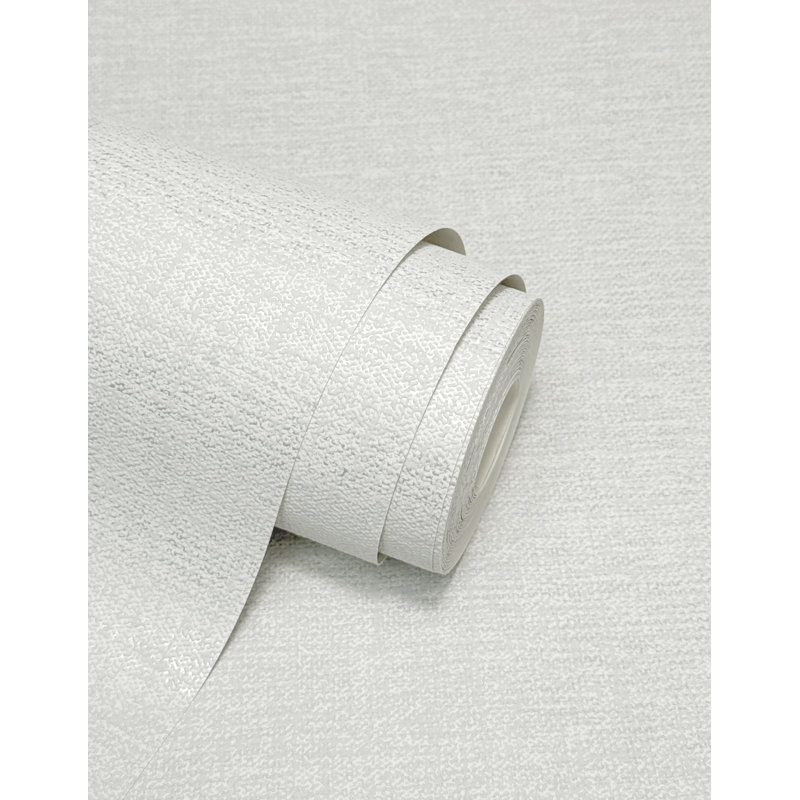 Isla Plain Luxury Textured Vinyl Wallpaper, Pink