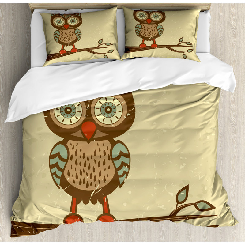 Ensemble de housse de couette hibou