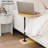 Adjustable Height Swivel Side Table With Wood Top - 360° Rotating TV Tray, End Table For Living Room, Bedroom