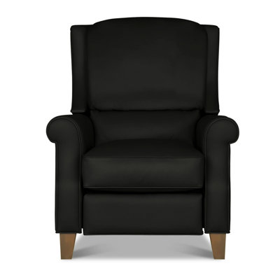 Fauteuil inclinable manuel en cuir véritable Gabriella