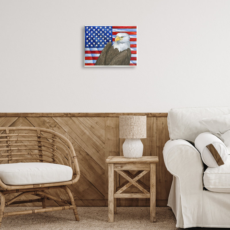 «Stupell Industries Eagle's View Flag» par Paul Brent