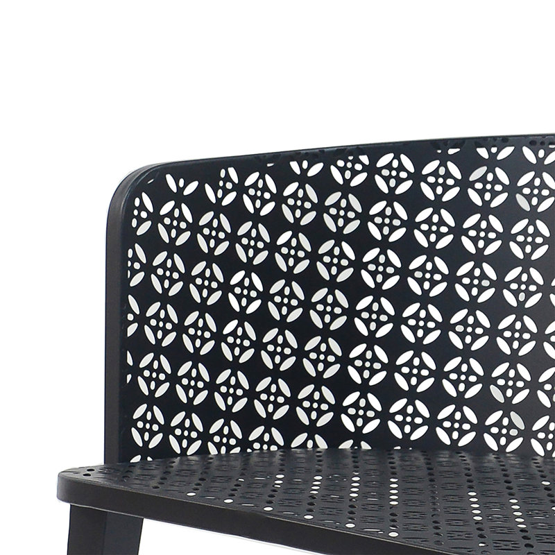 Chaise pour table repas d'extérieur, Noir
