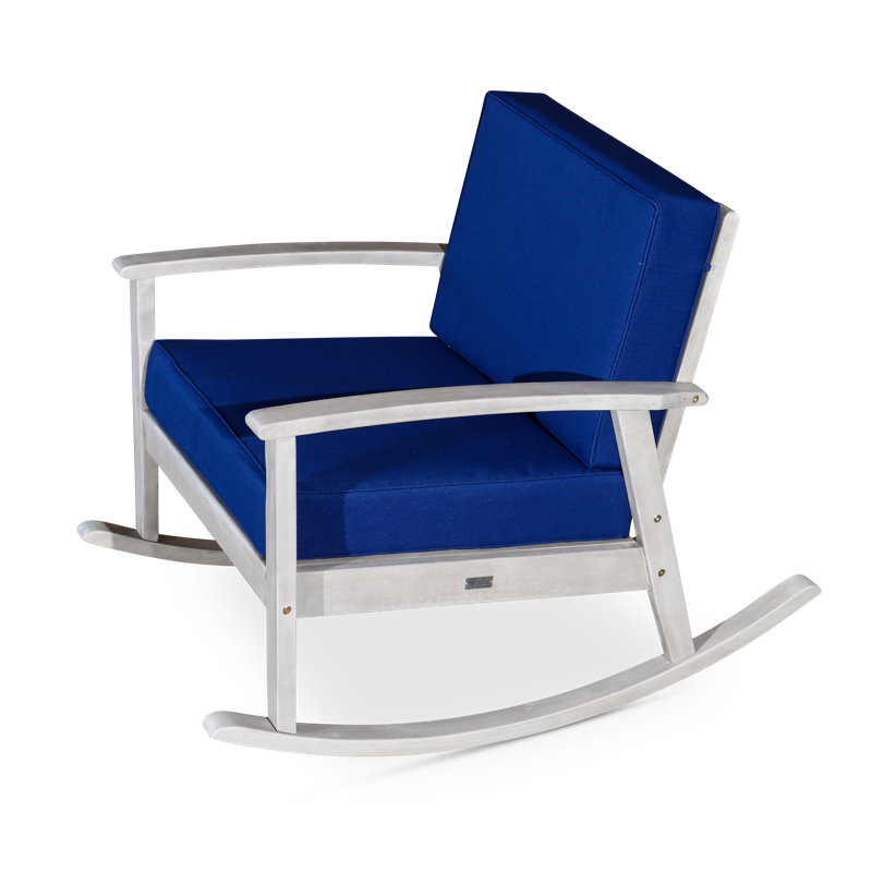 Buecker Outdoor Chair, Navy, Silver Grey