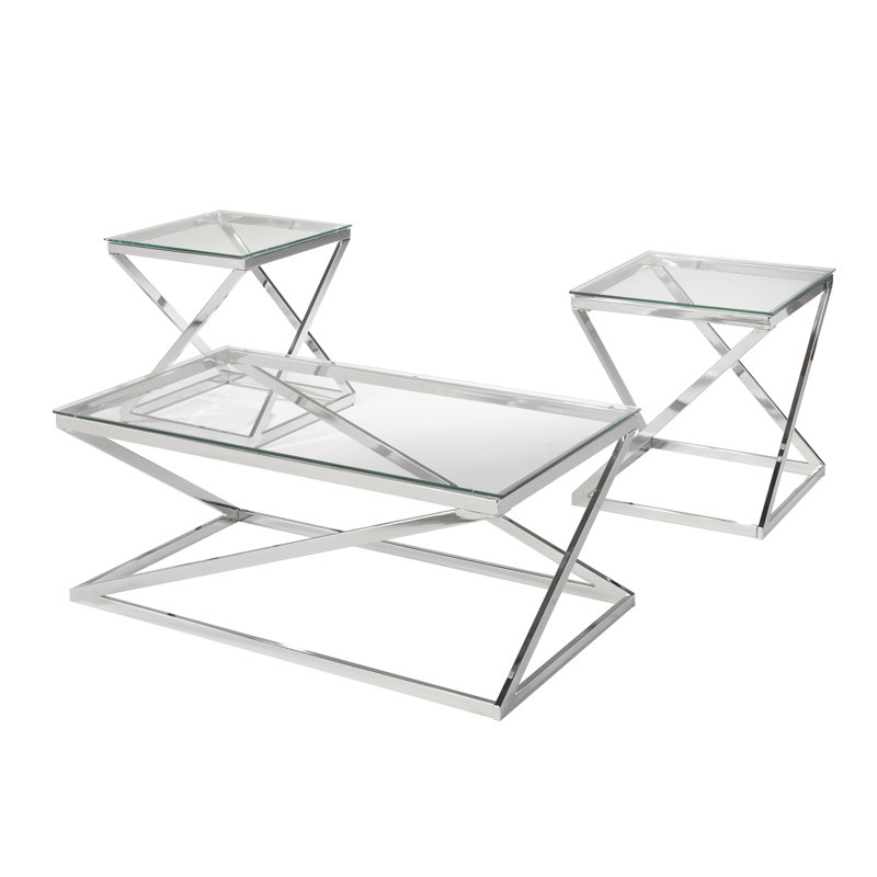 Ensemble de tables basses 3 pièces Abbotsen