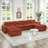 Modern lazy Sectional Sofa-1181424987