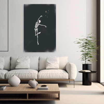 «Dancing Skeletons I», art contemporain abstrait