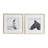 Rectangle Owl Prints with Distressed Look
