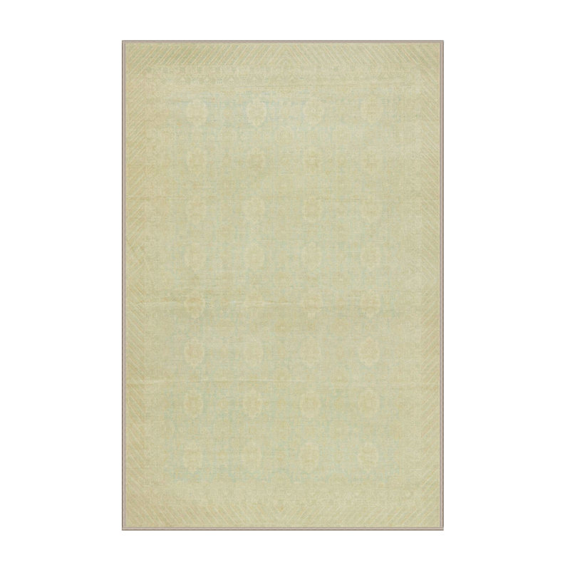 Tapis décoratif multicolore à motif abstrait, Rectangle 8 pi x 10 pi