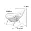 Chaise berçante en alliage PE tissé-102115730