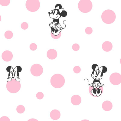 Rouleau de papier peint l 33 pi x p 20,5 po minnie