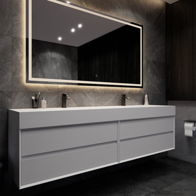 Meuble-lavabo double 84 po Albizu