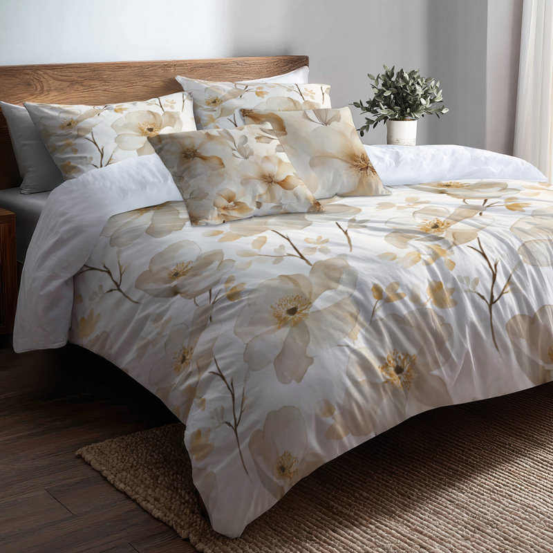 Ensemble de literie 6 pièces French Country, Queen Comforter + 5 Additional Pieces