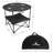 Wakeman Outdoors Camping Table - Folding Table with Cupholders and Carry Bag for Picnic, Tailgate, Beach, or Camp - Camping Gear