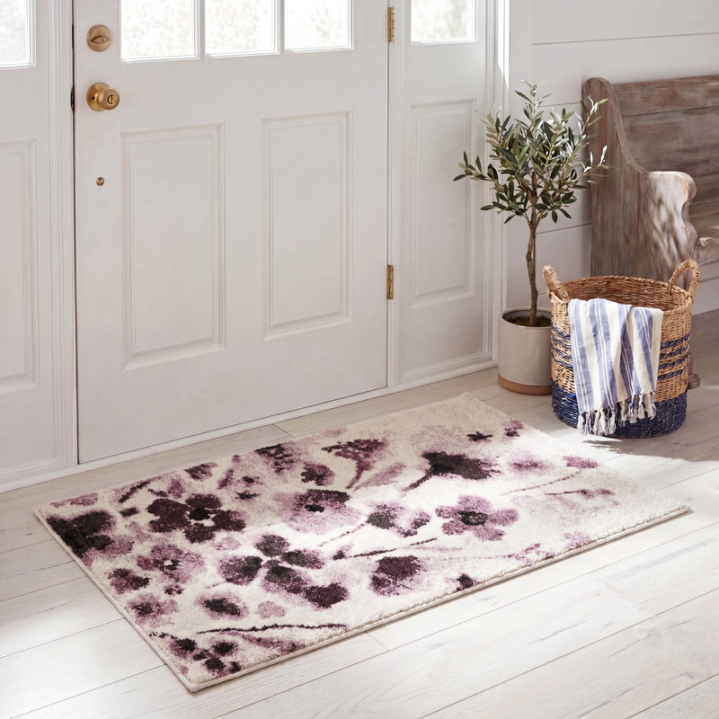 Tapis floral Adirondack Performance, Rectangle 2 pi 6 po x 4 pi