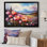 «Tulipes mauves sur une montagne», impression sur toile