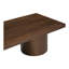 Table basse Gontran brun chaud