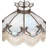 3 - Light Geometric Chandelier