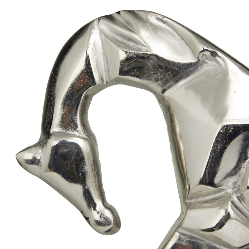 Animals Figurines & Sculptures, 18.45'' H X 19.15'' W X 5.15'' D, Silver/Black