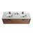 72'' Double Bathroom Vanity with Carrara Quartz Top-584364827-584364800