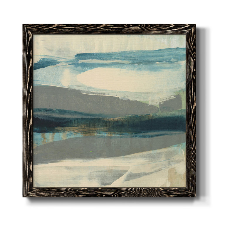 «Coastline Twist II», reproduction encadrée de qualité supérieure - prête à être accrochée, H 26,5 po x l 26,5 po x P 1,5 po