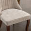 Chaise de salle à manger en rayonne en lin et flocage en lin-1044979864-1044979868