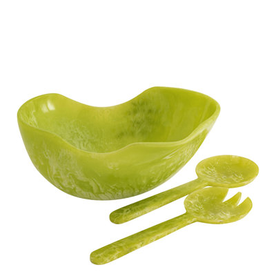 Salad Servers Set Of 2 Resin Dia 11"