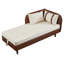 Canapé de rangement 65 po en PU et velours-1647072765