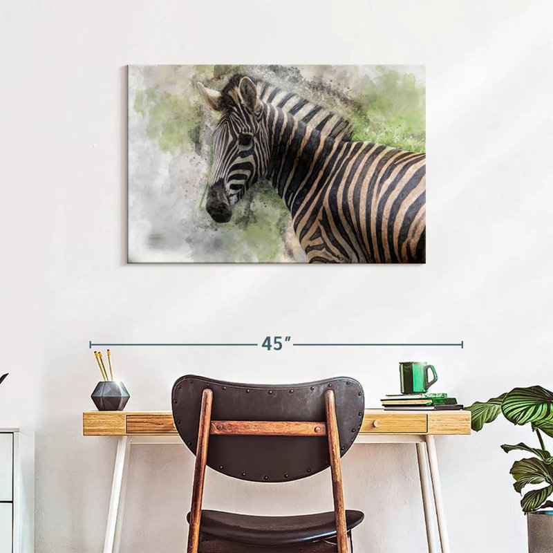 Brampt Magnificent Zebra, 24" H x 36" W